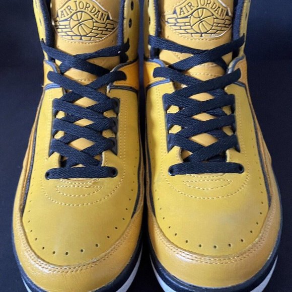 2010 Nike Air Jordan 2 II Retro QF Candy Yellow Del Sol Size 8 VNDS 395709-701 main image 5